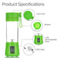 USB Rechargeable Juicer Blender 6 Blades Stainless Steel Material 380ml Electric Mini Juicer Blender For Personal Size