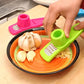 Garlic Ginger Grater & Hand Press Grinding Crusher – Multi-Function Vegetable Chopper Kitchen Gadget
