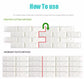 PE Foam 3D Wall Paper Safty Home Decor Wallpaper DIY Wallpaper Brick Living Room Kids Bedroom Decorative Sticker