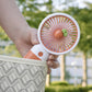 ARSIM Mini Rechargeable Fan – 3-in-1 Handheld, Desktop &amp; Clip USB Fan with 3-Speed Settings | Portable Quiet Cooling for Kids, Study, Office &amp; Load-Shedding