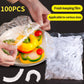 Disposable Elastic Food Cover Plastic Wrap Lids – Stretch Fresh-Keeping Bowl & Cup Caps | Pack of 100