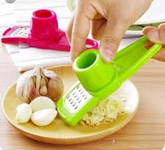 Garlic Ginger Grater & Hand Press Grinding Crusher – Multi-Function Vegetable Chopper Kitchen Gadget - My Store