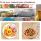 Disposable Elastic Food Cover Plastic Wrap Lids – Stretch Fresh-Keeping Bowl & Cup Caps | Pack of 100