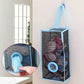 Plastic Shopping Bag Storage Basket & Holder – Wall Mount Kitchen Organizer for Reusable Grocery, Garbage & Produce Bags