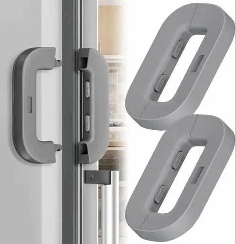 Premium Quality Fridge Lock | Baby Safety Refrigerator Door Lock | Self-Adhesive Double Press Unlock System - My Store